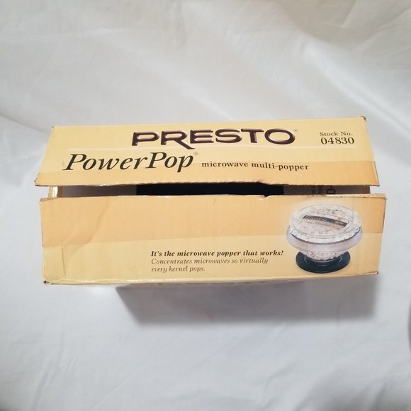 Vtg 2002 Presto Power Pop Microwave Multi-Popper Popcorn Maker #04830 - Picture 14 of 15